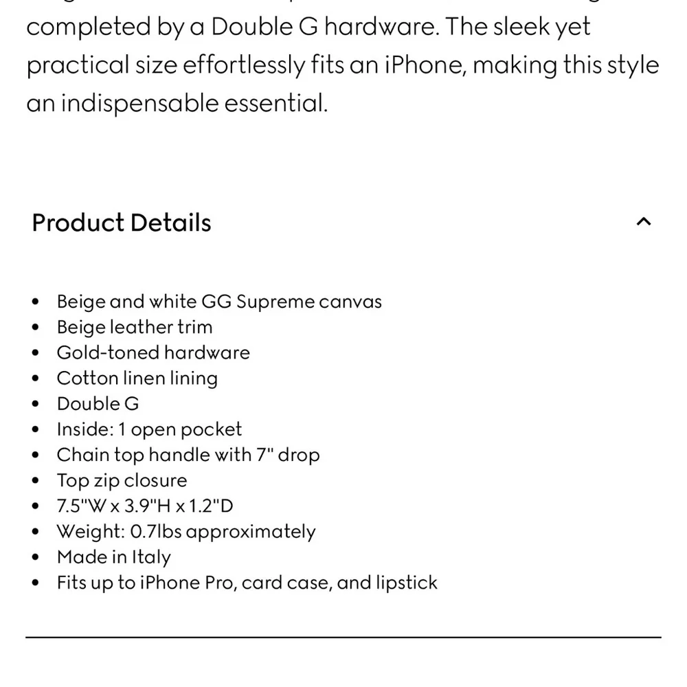 Gucci Beige Clutch with Gold Chain - Picture 8 of 13